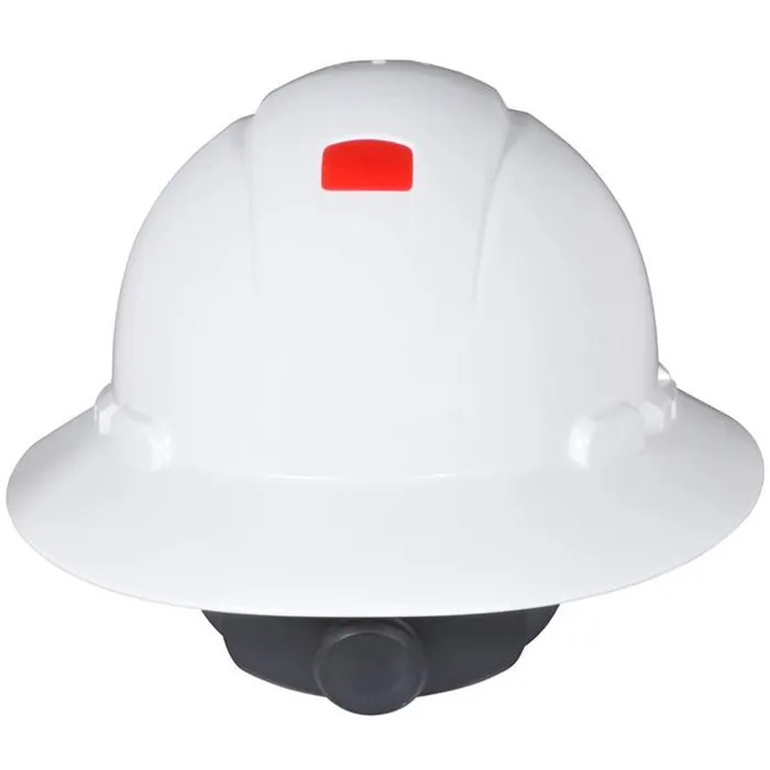 3M™ Full Brim Hard Hat , White 4-Point Ratchet Suspension, with Uvicator – H-801R-UV