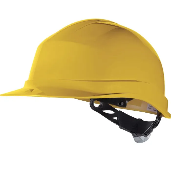DELTAPLUS Safety Helmet, Rotor® Adjustment, Model ZIRCON1W, Yellow – ZIRC1WYLW
